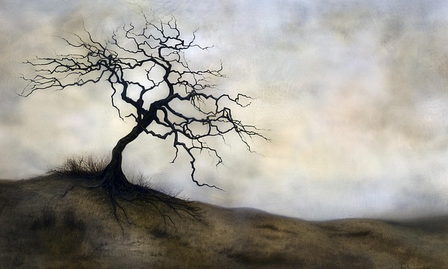 Free ai generated tree barren illustration