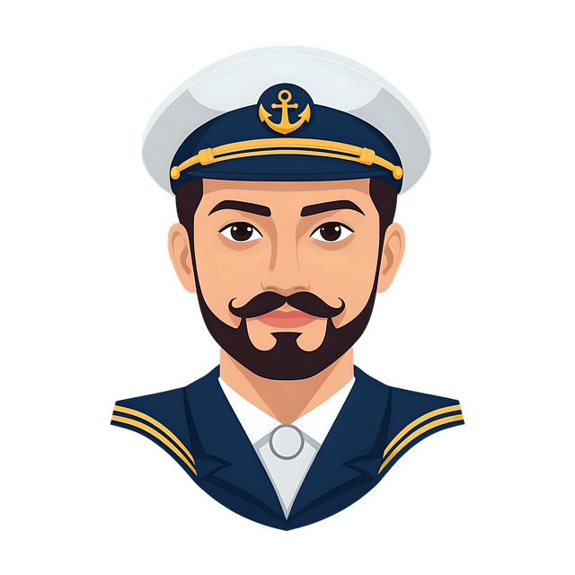 Download free HD stock image of Sailor Captain Free sailor captain man illustration