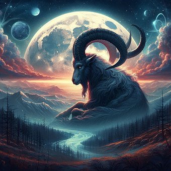 Free Astrology Capricorn illustration and picture