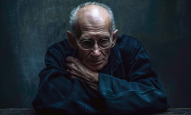 Free elderly man glasses illustration