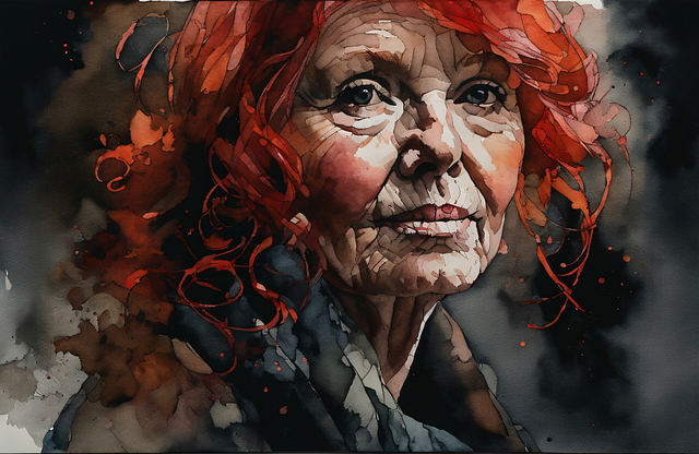 Mujer, Hermosa, Cuadro, Rostro, Humano