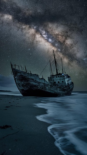 Free milky way galaxy debris illustration