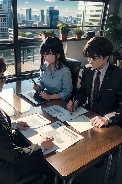 Free ai generated office meeting illustration