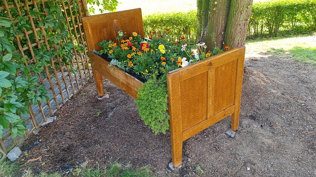 Blumen, Blumenbeet, Garten, Natur, Grün