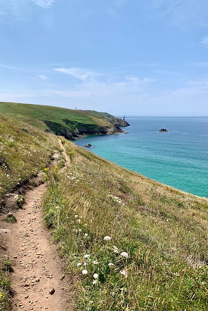 Bretanha, Pont Du Raz, Penhascos, Mar