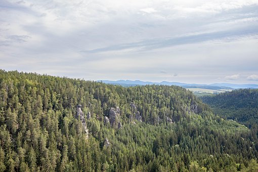 Rochas Teplice, País, Montanhas, Pedras