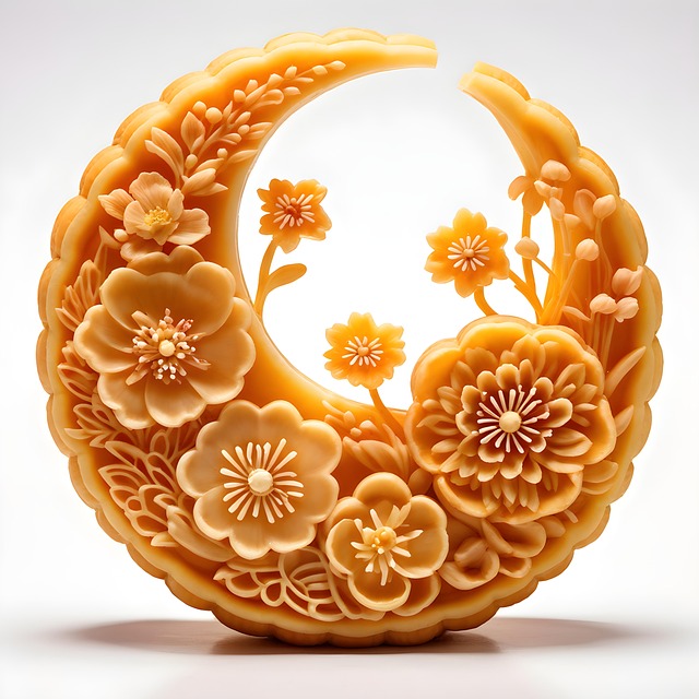 Free ai generated mooncake food illustration
