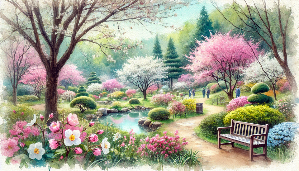 Spring Images Copyright Ree Download Ai Generated, Garden, Spring. Royalty-Free Stock Illustration ...