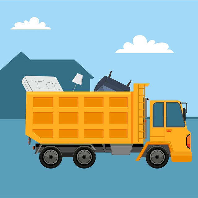 Free Junk Removal Home Cleanout illustration and picture