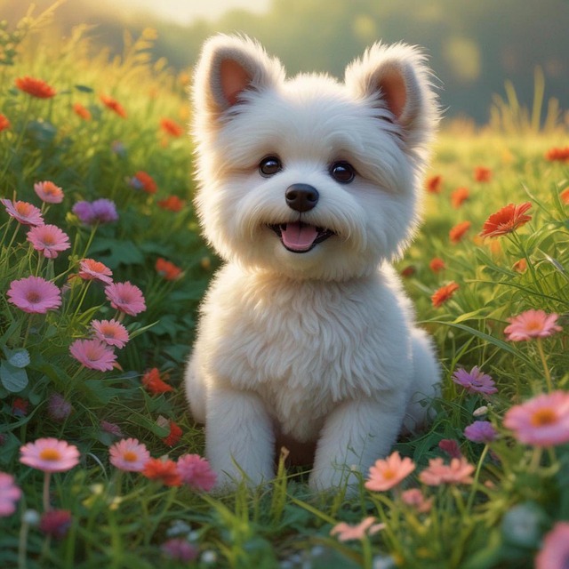 Free ai generated dog animal illustration