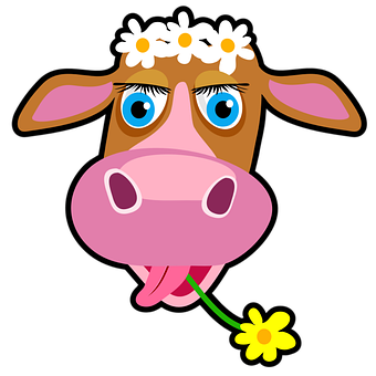 Husdyr, Ko, Kvæg, Eng, Gård, Zoo, Blomst