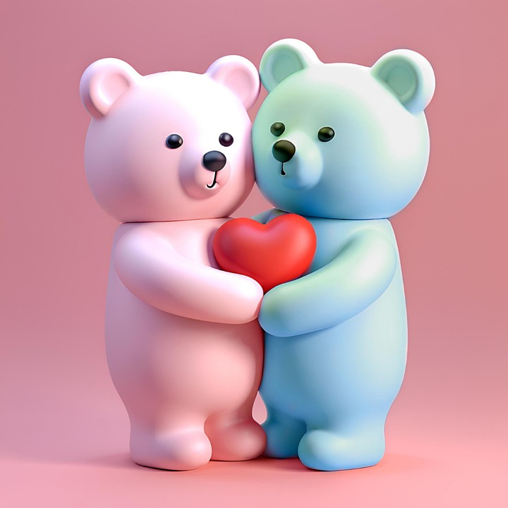 Download Bear Couple Love Royalty Free Stock Illustration Image