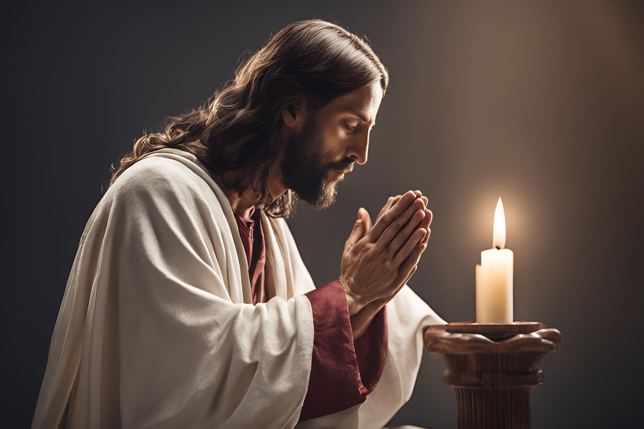 Jes s Cristo Orando Imagen Gratis En Pixabay Pixabay