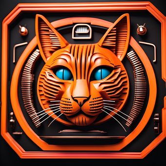 Free Orange Cat Puppy illustration and picture