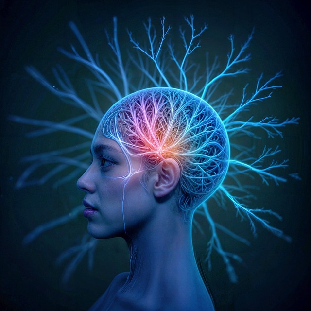 Free ai generated woman brain illustration