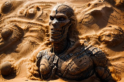Free Ai Generated Sand illustration and picture