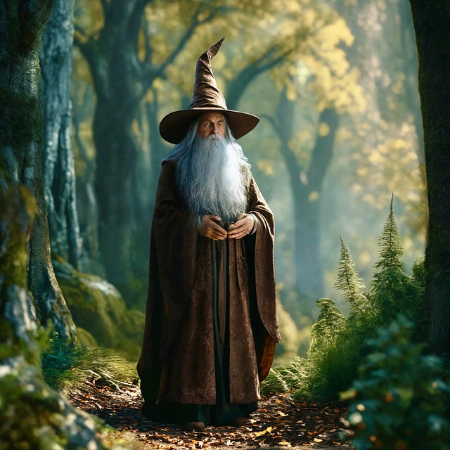 Free ai generated wizard old illustration