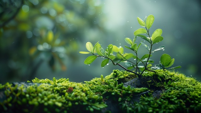 Free ai generated plant moss illustration