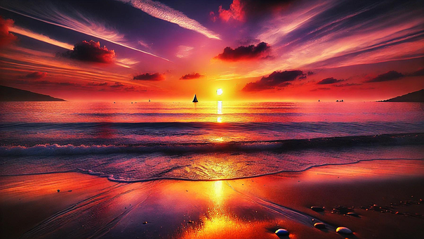 Ai Generert, Natur, Hav, Strand