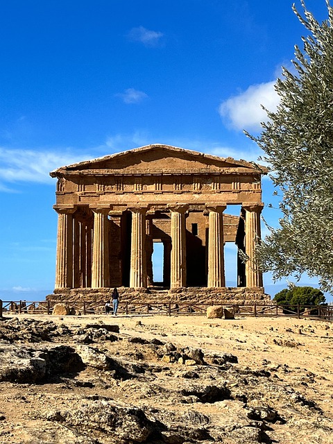 Sicilia, Italia, Arquitectura, Templo