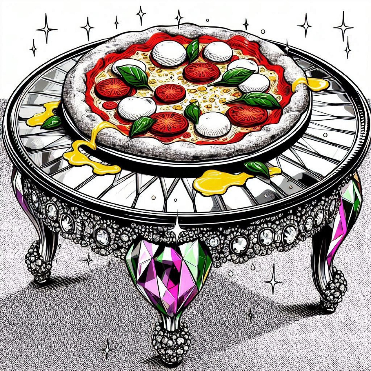 Pizza, Delikatesse