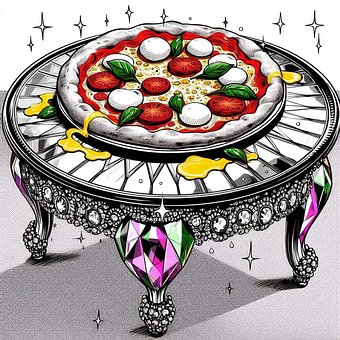 Free Pizza Delicacy illustration and picture