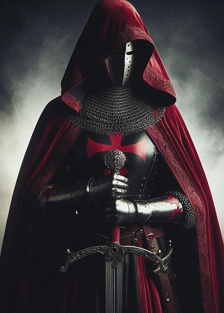Free ai generated knight medieval illustration