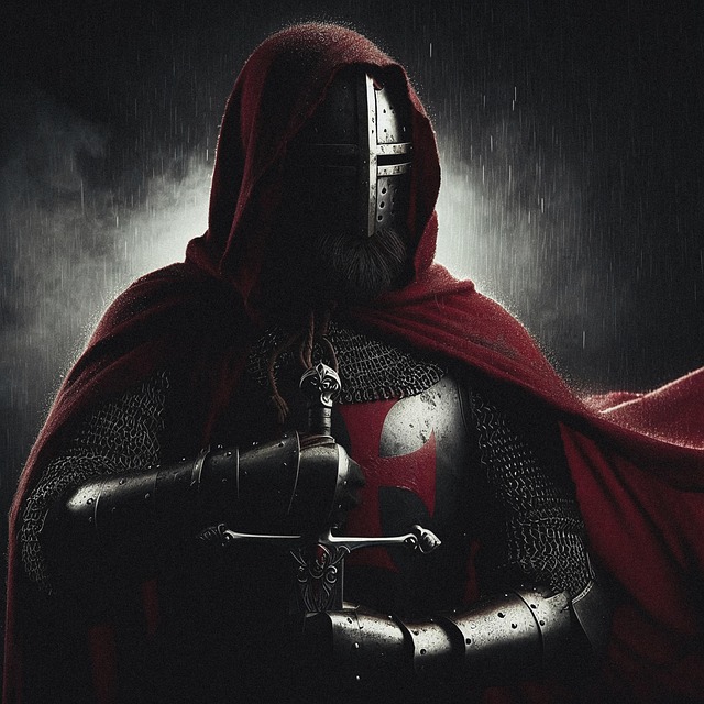 Free ai generated knight medieval illustration