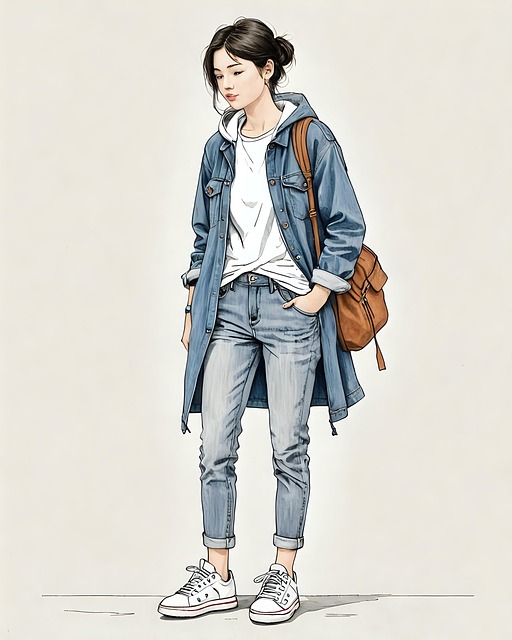 Free ai generated woman clothes illustration