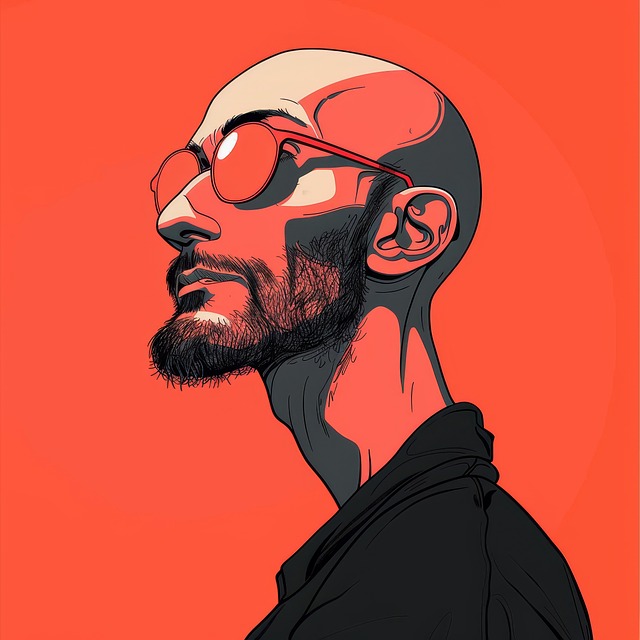 Free ai generated man sunglasses illustration