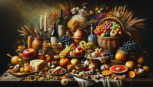 Ai Gerado, Ainda Vida, Frutas, Comida