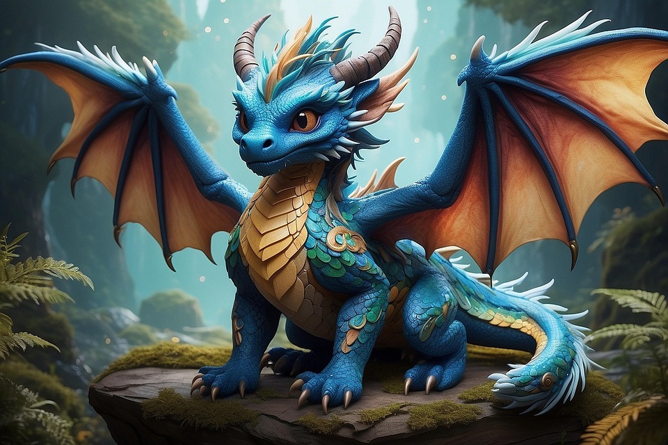 Download Ai Generated, Dragon, Nature. Royalty-Free Stock Illustration ...