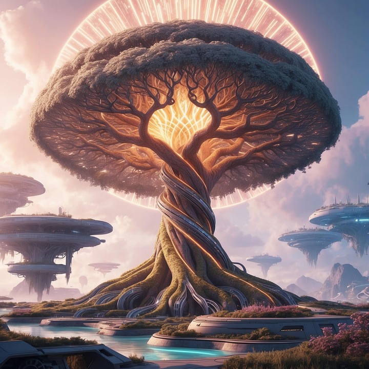 Download Ai Generated, Tree, Fantasy. Royalty-Free Stock Illustration ...