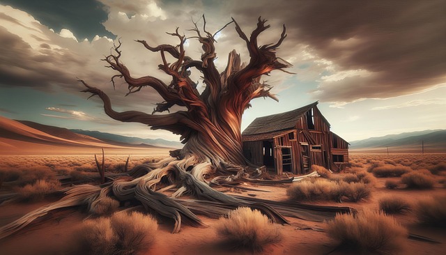 Free ai generated tree house illustration