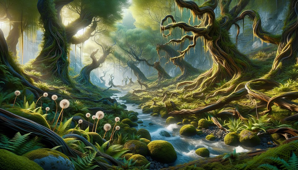 Download Ai Generated, Alien, Trees. Royalty-Free Stock Illustration ...