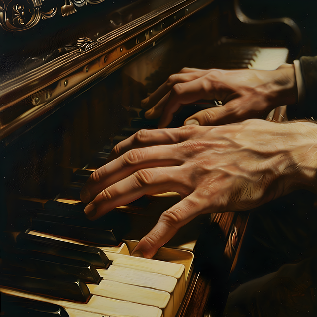 Free ai generated piano music illustration