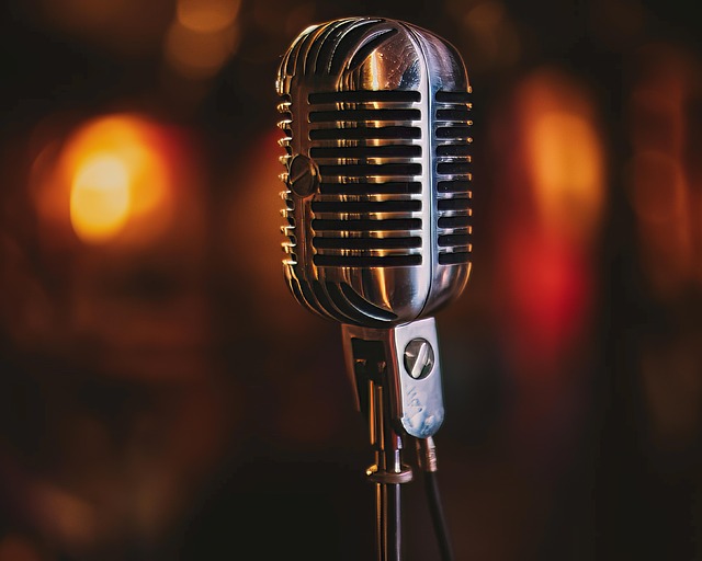 Podcast, Interview, Mikrofon, Scene