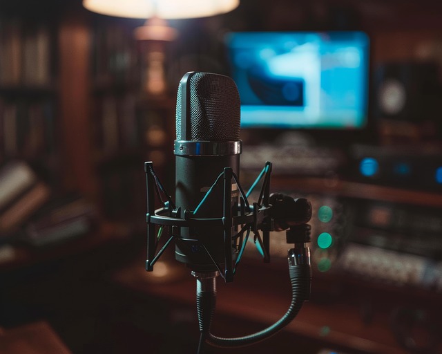 Podcast, Interview, Mikrofon, Scene