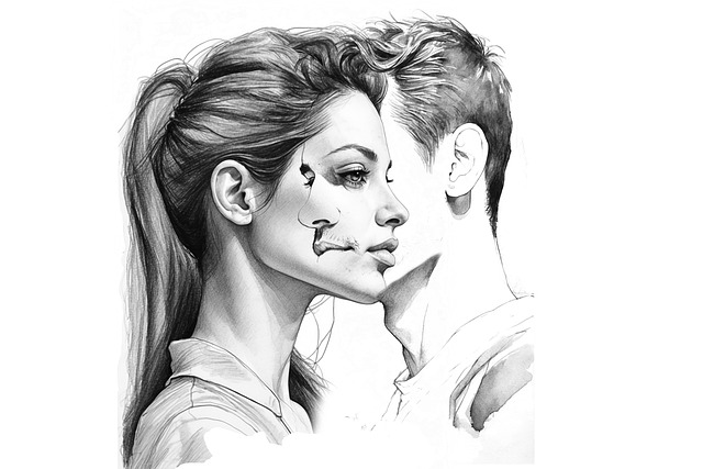 Free face-to-face face woman illustration