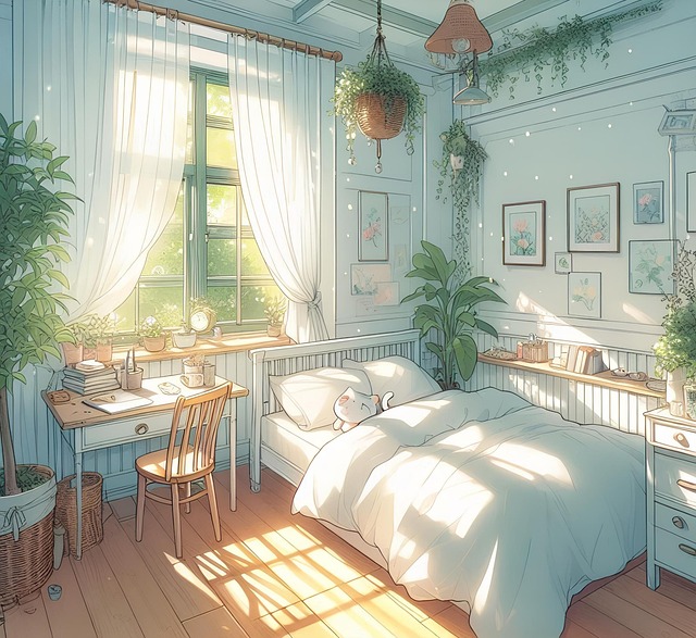 Download Anime, Bedroom, Indoors. Royalty-Free Stock Illustration Image ...
