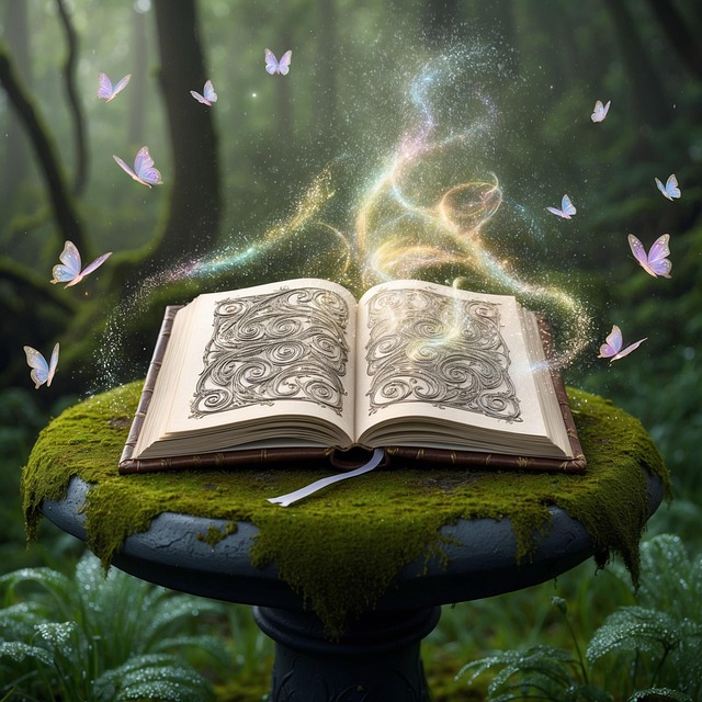 Free book wisdom butterfly illustration