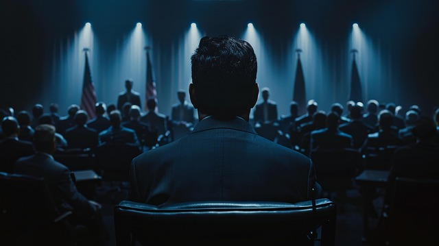 Free interview politics audience illustration