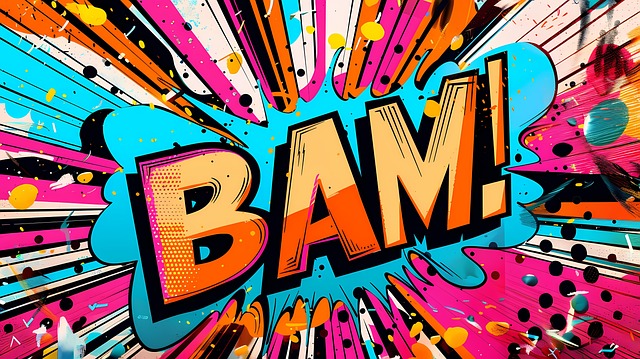 Retro, Pop, Kunst, Eksplosion