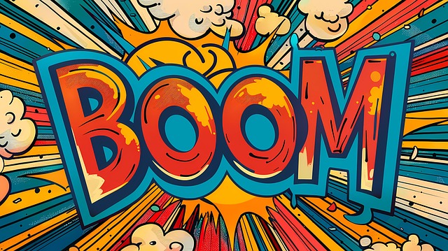 Retro, Pop, Kunst, Eksplosion