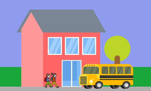 Free school education study illustration