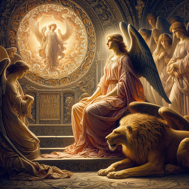 Free ángel guardián mensajero celestial protección divina illustration