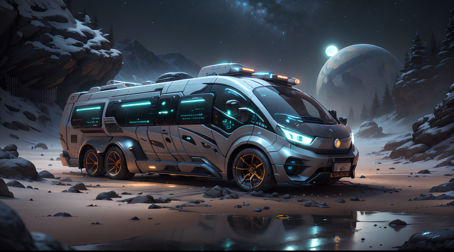 Free ai generated camper camp illustration