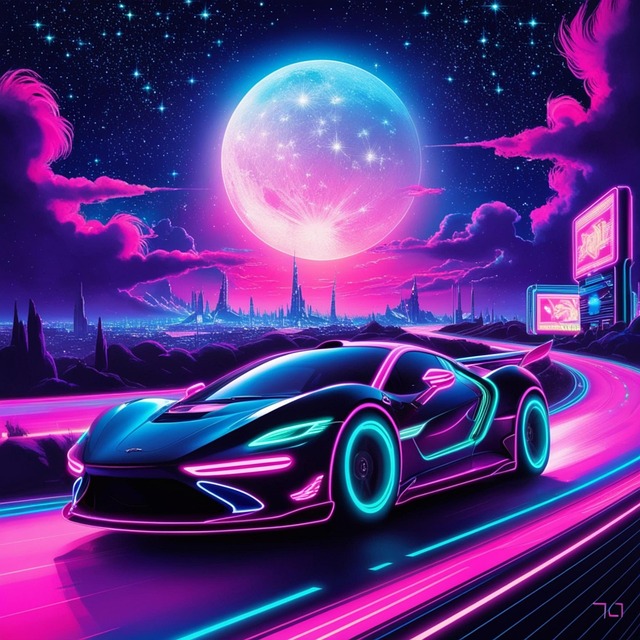Synthwave, Cyberpunk, O Plano De Fundo