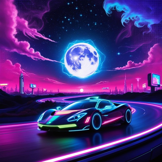 Synthwave, Cyberpunk, O Plano De Fundo