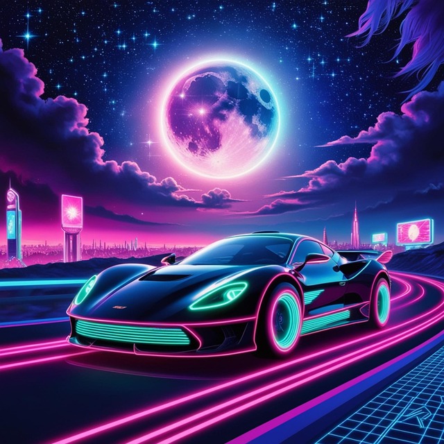 Synthwave, Cyberpunk, O Plano De Fundo